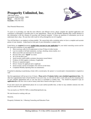 Homeownership Counseling Application