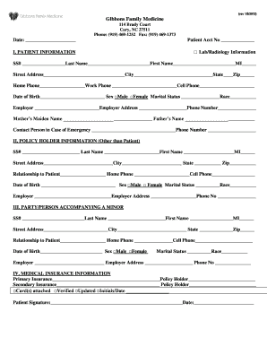 Patient Registration Form