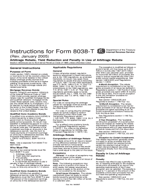 Form 8038-T Instructions