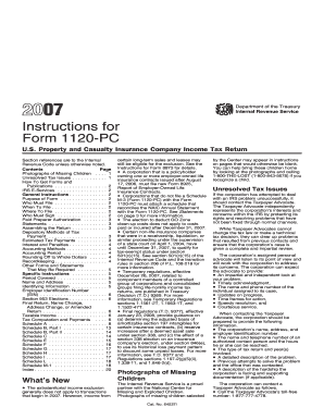 Instructions for Form 1120-PC