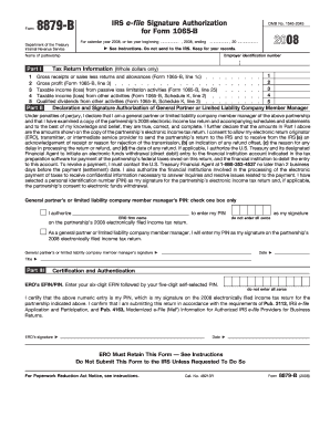 IRS Form 8879-B Signature Authorization