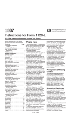 Instructions for Form 1120-L