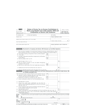 Form 6069 Return of Excise Tax on Excess Contributions