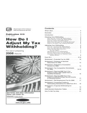 IRS Publication 919