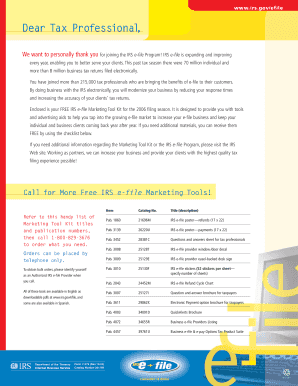 IRS e-file Marketing Tool Kit