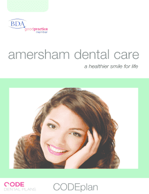 Amersham Dental Care CODEplan Agreement