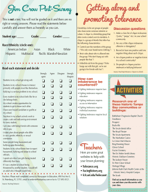 School Cliques Survey