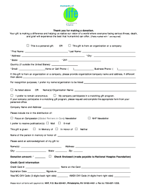 Donation Form