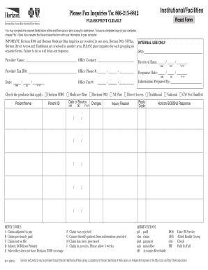 Horizon Healthcare Inquiry Form