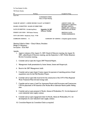 Frequency data sheet aba - For Texas Register Use Only TRD Docket Number Form TR-3 - lnva dst tx