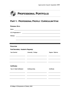 Professional Portfolio for Chiropractors