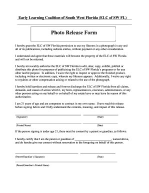 Photo Release Form