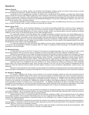 Alabama Counseling Association Annual Conference Registration Form
