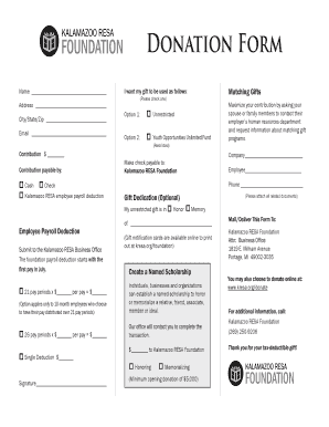 Donation Form