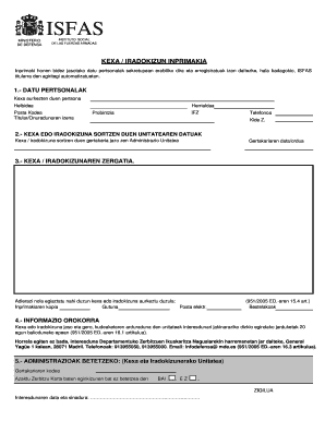 Formulario de Queja del ISFAS