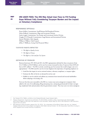 IRS User Fees Analysis Report