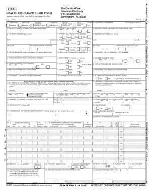 Health Insurance Claim Form
