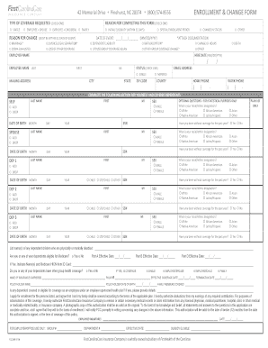 Enrollment and Change Form