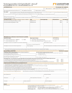 Swedish Investment Subscription Form