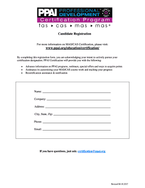 Candidate Registration Form