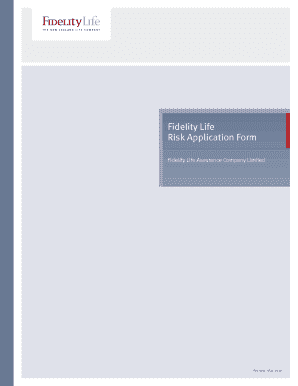 Fidelity Life Risk Application Form