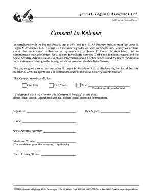 Consent to Release for Medicare Information
