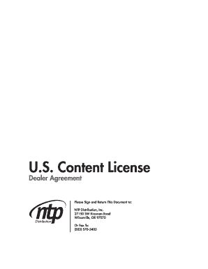 US Content License Dealer Agreement