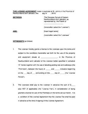 Assets form template - THIS AGREEMENT made in duplicate at St