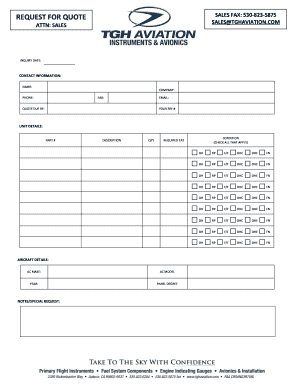 Request for Quote
