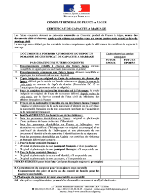 Tlcharger les formulaires remplir - Consulat de France Alger - alger ambafrance-dz