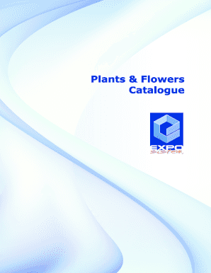Plants and Flowers Order Form