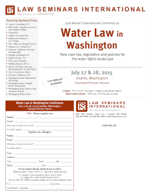 Water Law in - Law Seminars International