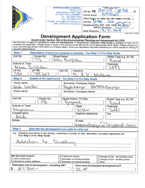 Application - Byron Shire - byron nsw gov