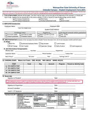 Student Employment Continuing Paperwork Checklist