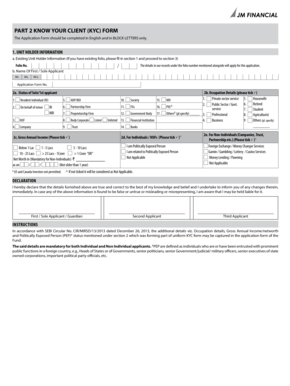 KYC Application Form