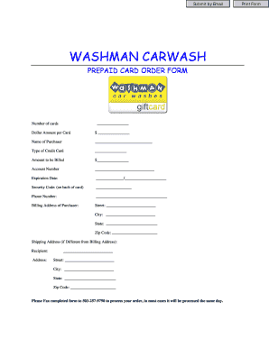 washman prepaid form