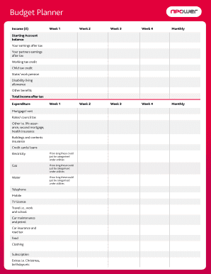 Personal Budget Planner