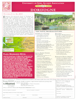 DORDOGNE - The University of Iowa Alumni Association