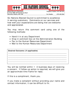 Customer Feedback Form