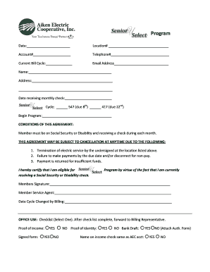 Social Security Disability Program Agreement