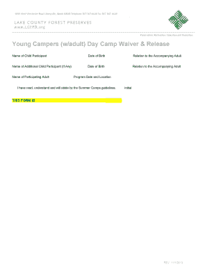Summer Camps GuidelinesChild with an Adult - lcfpdorg