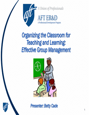 Effective Group Management Classroom Guide