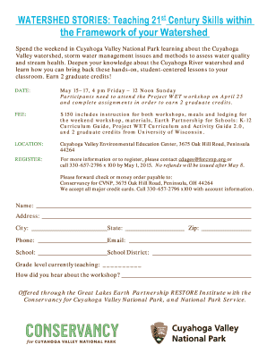 Framework of your Watershed - Conservancy for Cuyahoga