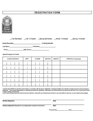 Student Registration Form