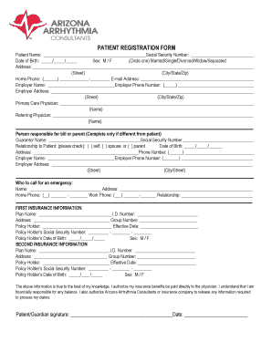 Patient Registration Form