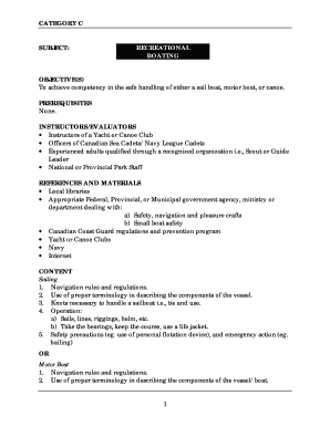 Recreational Boating Certification