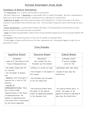 3rd Grade Social Studies Test Local & State Government Study Guide