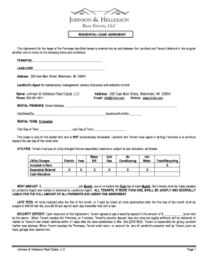 Residential Lease Agreement