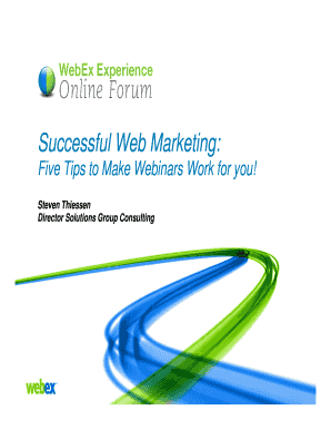 Webinar Marketing Tips Guide