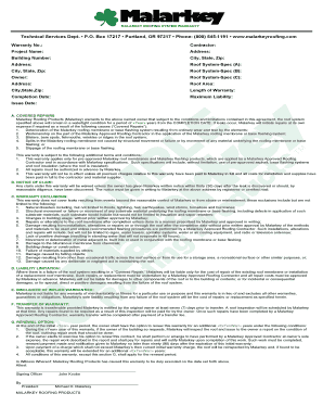 Malarkey Roofing System Warranty